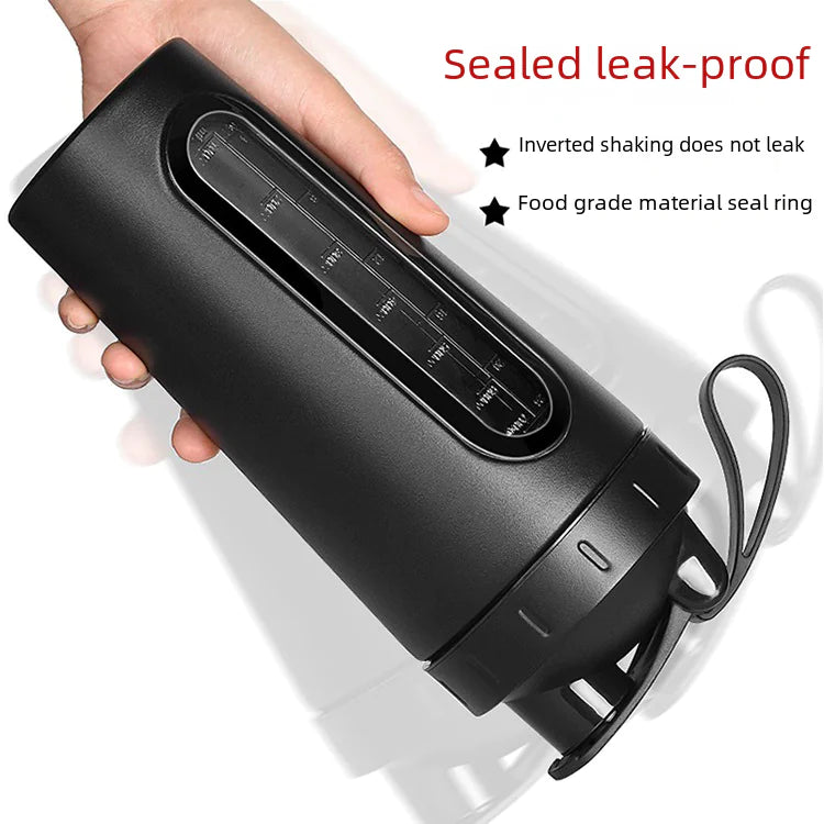 Stainless Steel Transparent Shaker Bottle for Fitness